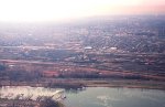 Potomac Yard from airplane